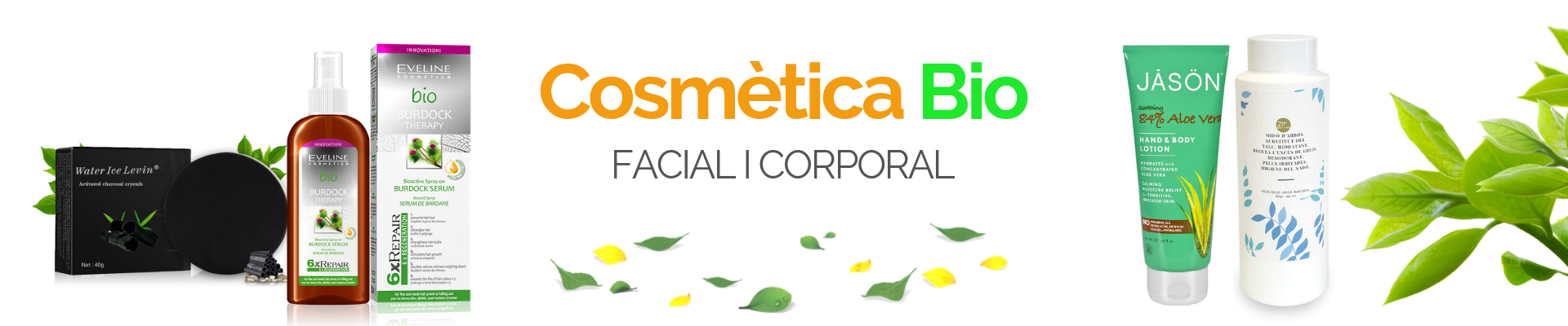Cosmètica bio facial i corporal. Compra online a Deltebre.Shop