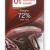 Chocolate 72% de cacao, sin azúcares añadidos